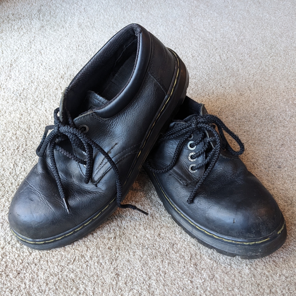 Dr. Martens Black Leather Oxfords